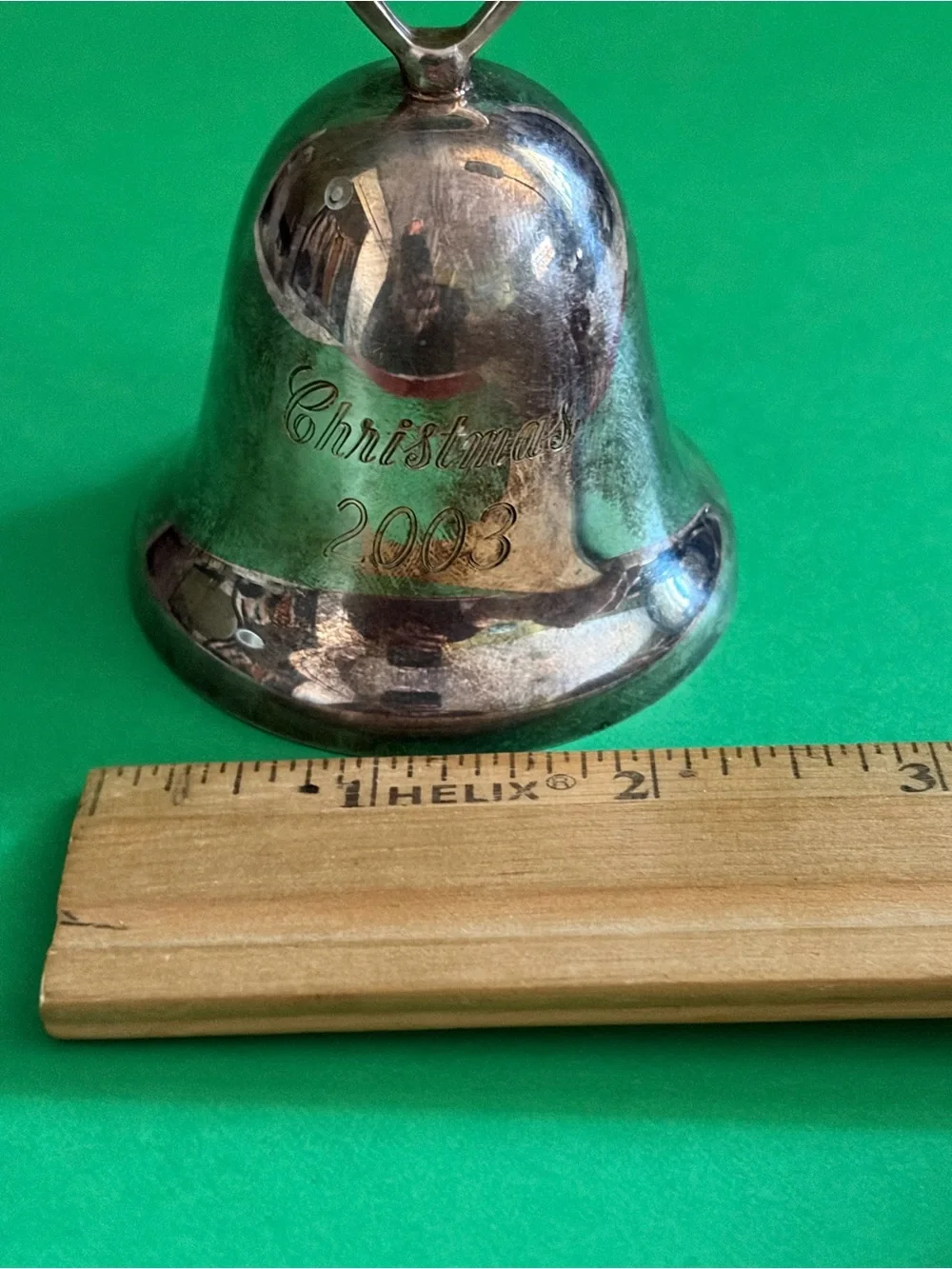Reed & Barton Silver Plated Annual Christmas 2003 Bell Ornament